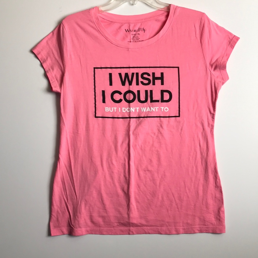 Wound Up I Wish I Could but I Don’t Want To Tee